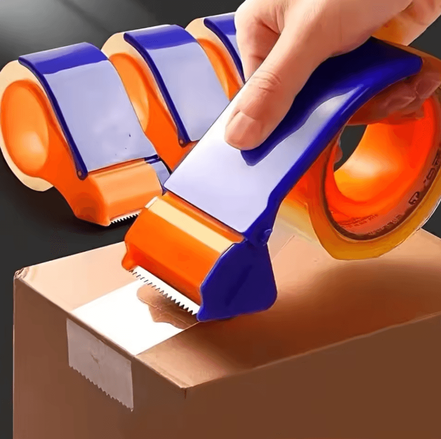 Heavy Duty Manual Tape Dispenser One Handed Portable Cutter For Packaging And Shipping 1pc