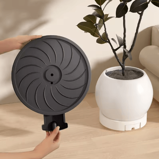 Wheeled Movable Plant Pot Base Thickened Plastic Planter Saucer With Water Storage Box a White W 4wheels