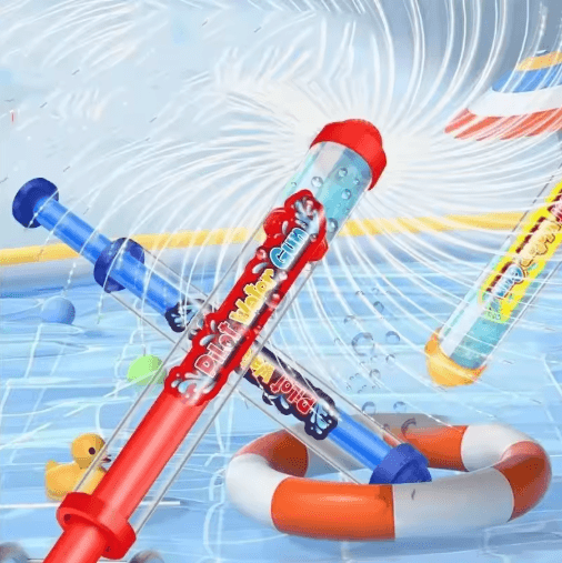 Firework Water Shooting Gun Kids Summer Splash Squirt Toy For Pool Beach And Outdoor Play blue