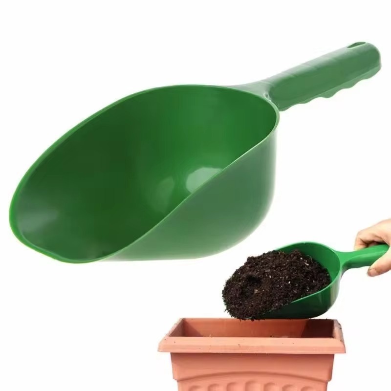 Handy Garden Scoop, Plastic Soil Shovel Spoons For Digging, Re Potting, Soil Composting Handy Garden Scoop, Plastic Soil Shovel Spoons For Digging, Re Potting, Soil Composting