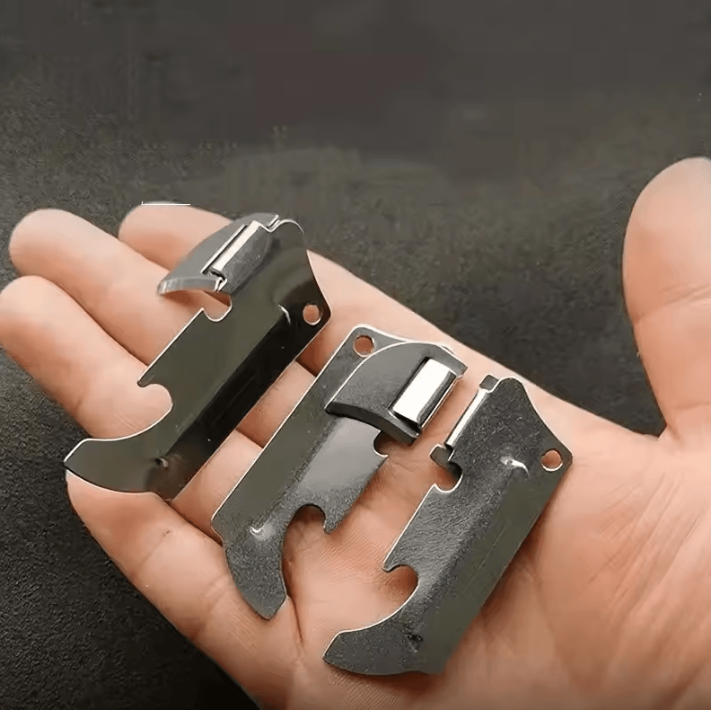 Folding Outdoor Bottle Opener Portable Can And Bottle Opening Tool For Camping Hiking 1pc