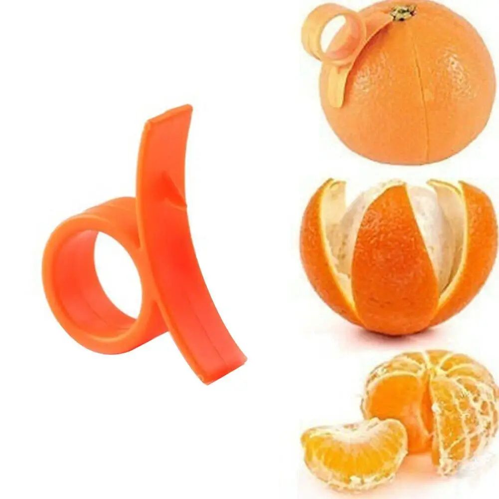 Quick Slice Citrus Peeler Set (35pcs) Orange Peeler Tool & Peel Remover For Easy, Clean Snacks 5pcs