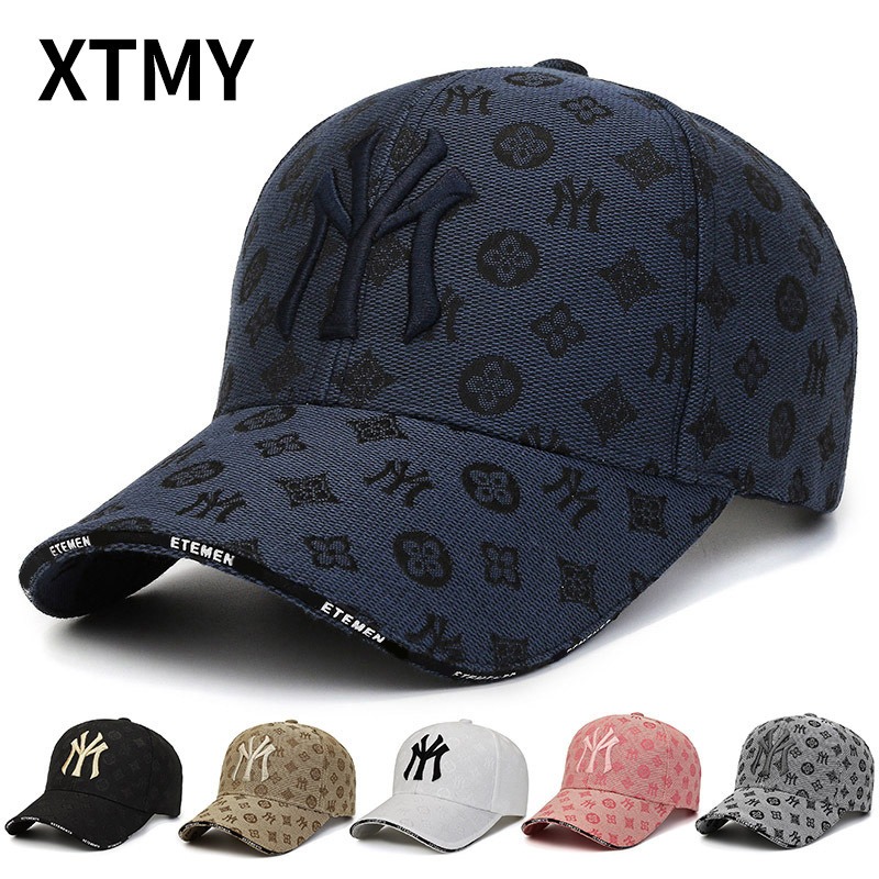 Trendy Korean Version Baseball Cap, New Hat, Versatile Texture Brand Letter, Sunscreen Cap black Gold Standard