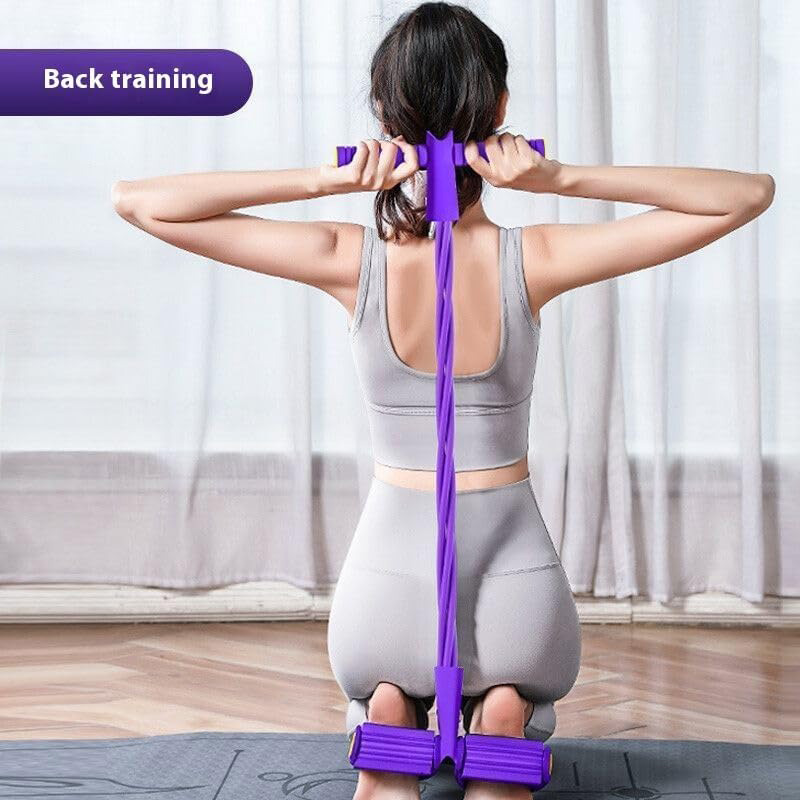 Elastic Resistance Band, Multi Function Tension Rope, Fitness Yoga Pedal Puller For Sports And Gym Exercises Elastic Resistance Band, Multi Function Tension Rope, Fitness Yoga Pedal Puller For Sports And Gym Exercises