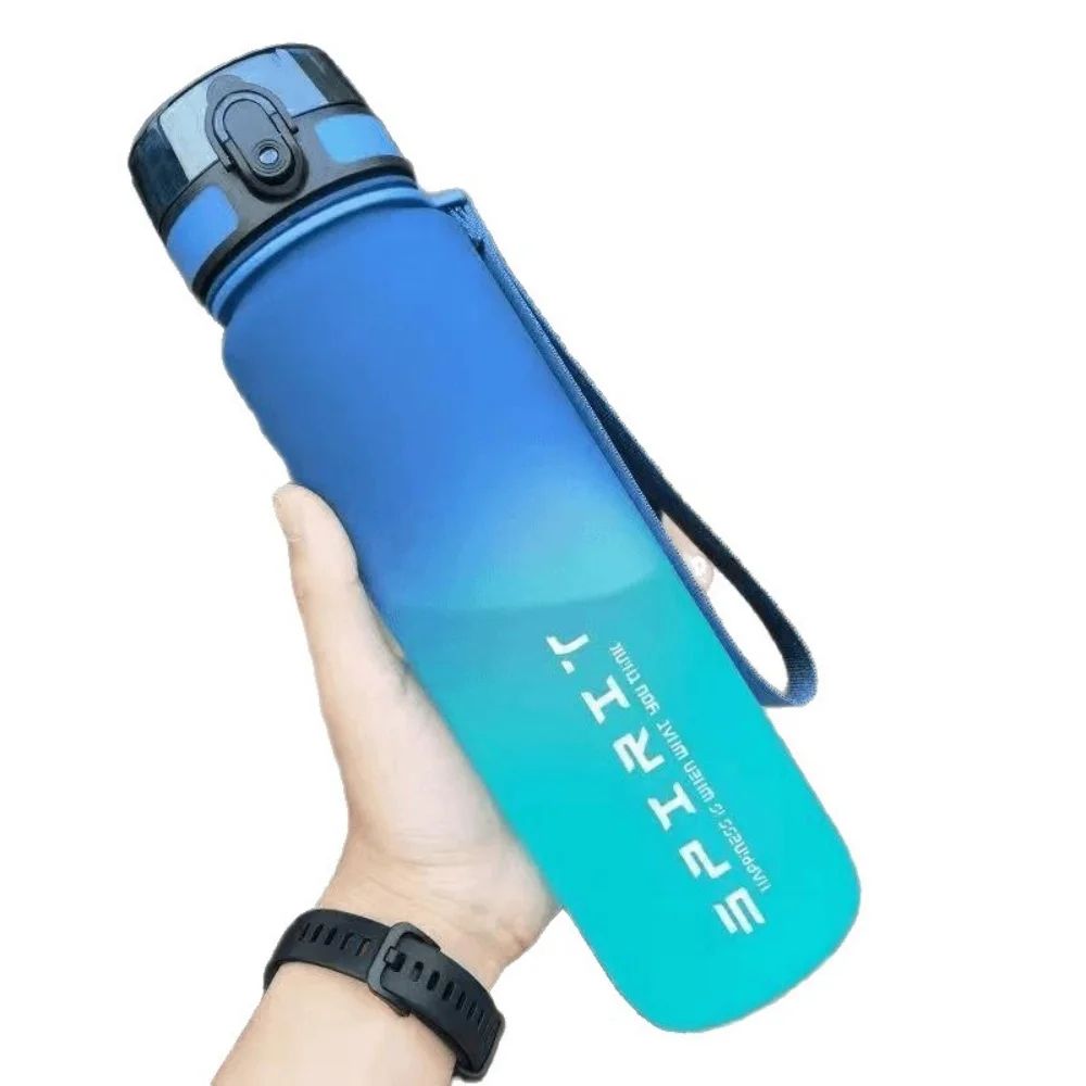 Leak Proof Sports Water Bottle 650ml Portable Travel Hydration Bottle For Hiking And Gym red