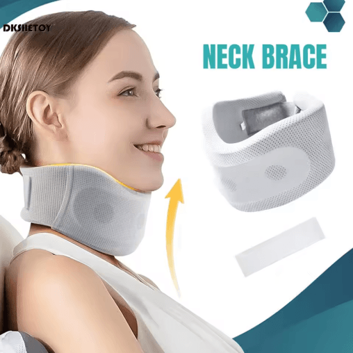 Soft Foam Neck Brace Support Adjustable Cervical Collar With Replacement Cover small