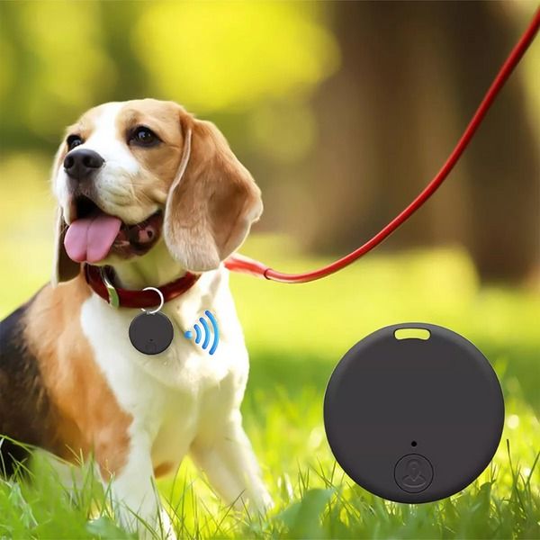 Bluetooth Mini GPS Tracking Device, Child Pet Finder Key Tag, Real Time Location Tracker For Pets And Kids 2 pc