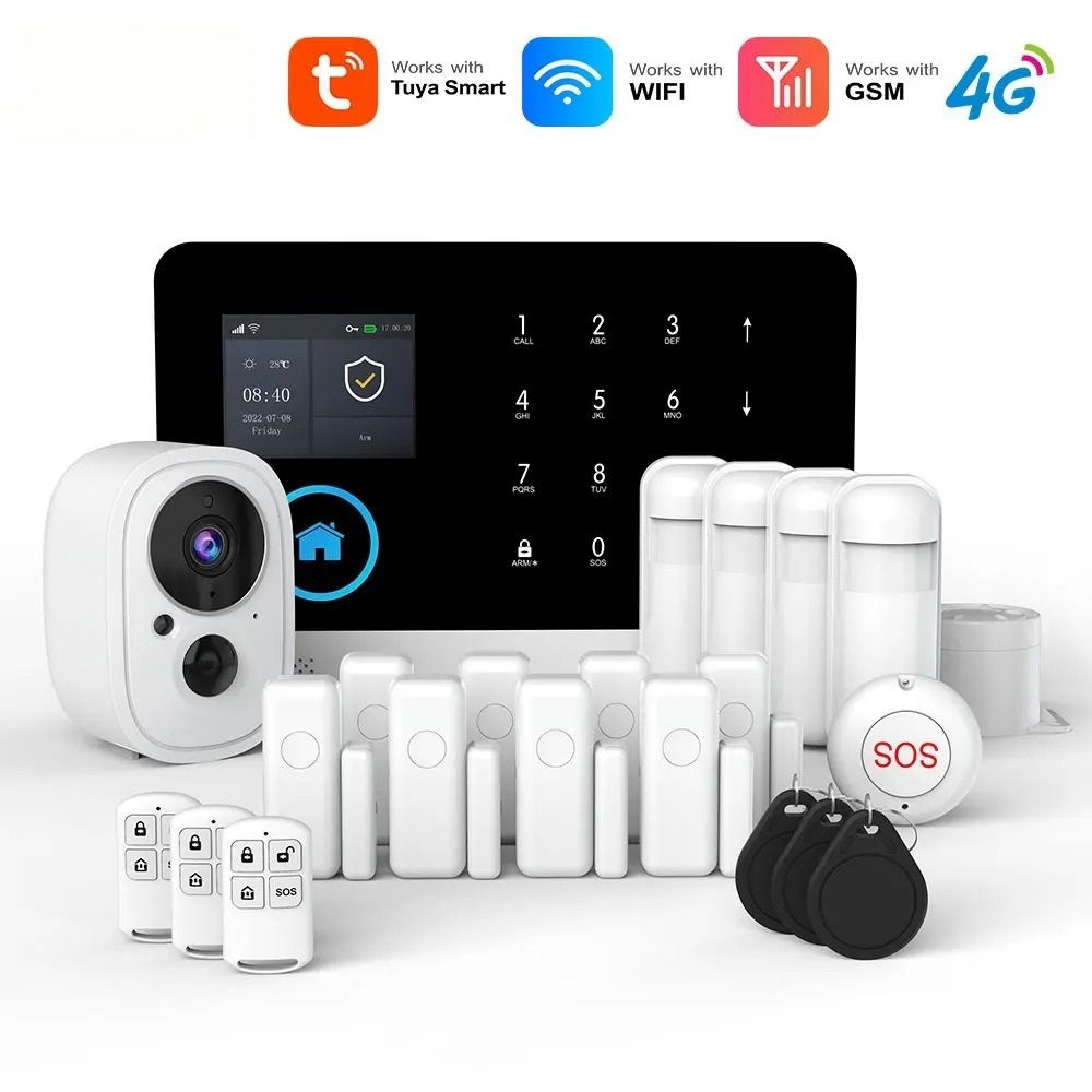 Smart Home Security System WiFi & 4G Wireless Alarm Kit With App Control 4g L