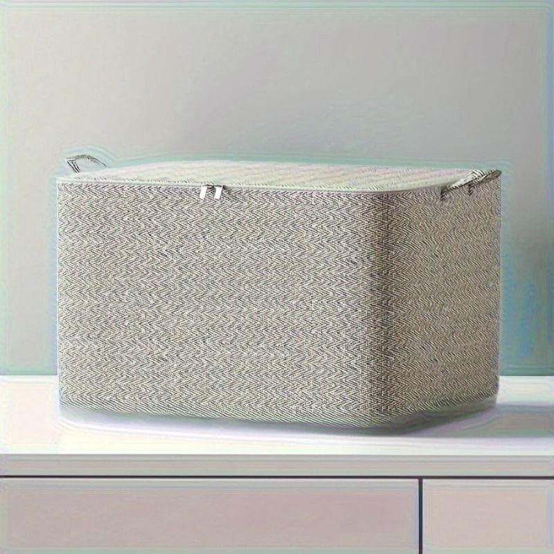 Large Capacity Storage Bags Set Wardrobe Closet Organizer For Clothes And Quilts 1 Pcs sky Blue