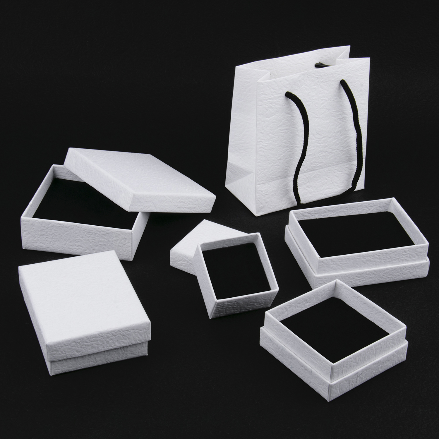 Frosted White Jewelry Packing Carton Box, Handbag Fashion Holder, Jewelry Organizer Storage Gift Box pink 03