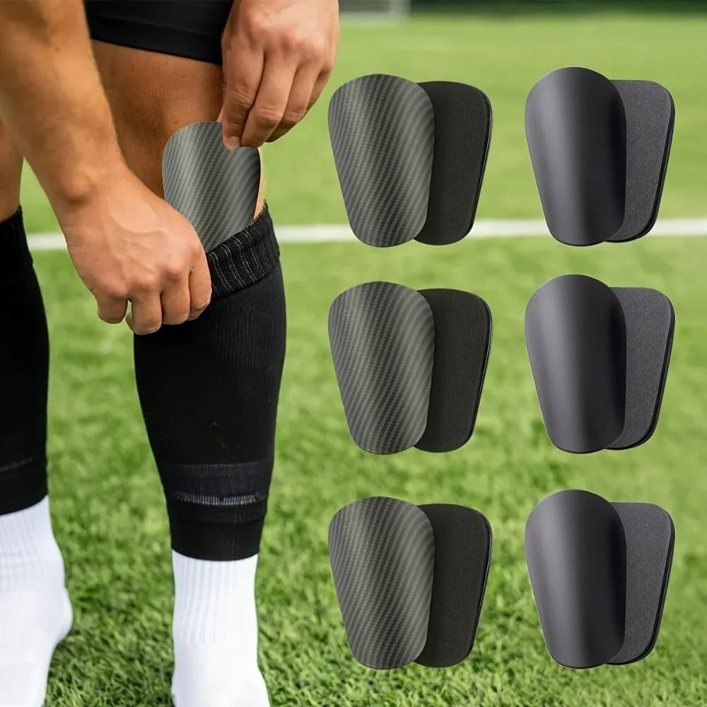 Mens Professional Football Shin Guards High Impact Calf Protection For Competition & Training dark Grey Xs