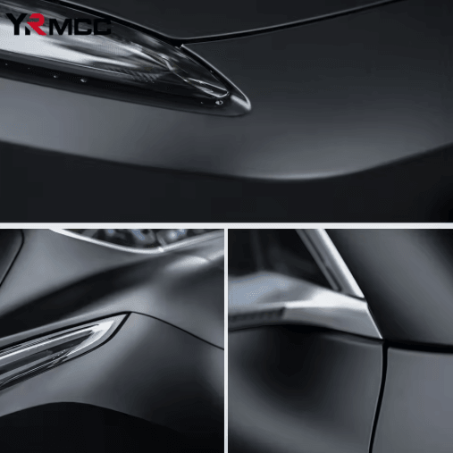 Matte Black Vinyl Car Sticker Wrap Waterproof Auto And Motorcycle Film 3d Carbon Fiber 30cmx150cm