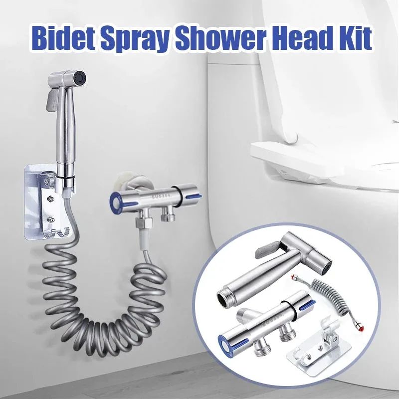 Handheld Toilet Bidet Sprayer Set package A 2 In 1 g1 2