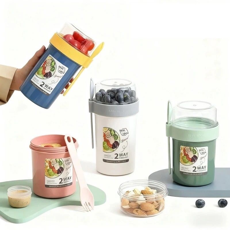 Universal Dual Chamber Breakfast Infusion Vessel pink s