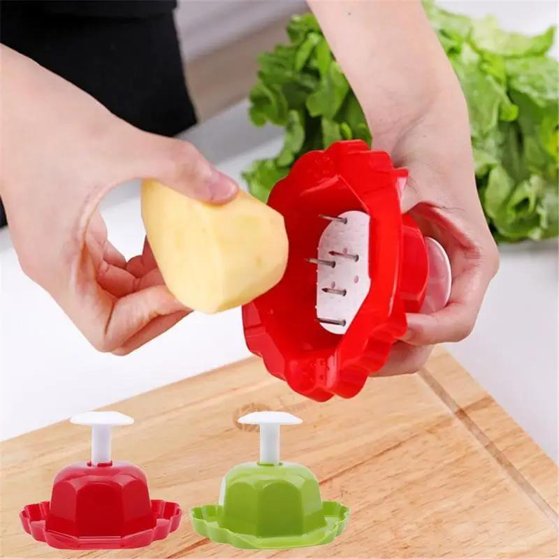 Guard Vegetable Finger Protector, Safe Kitchen Slicer Tool green