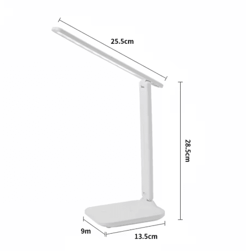 USB Foldable Table Lamp Dimmable Study And Bedside Reading Light For Students small Recharge