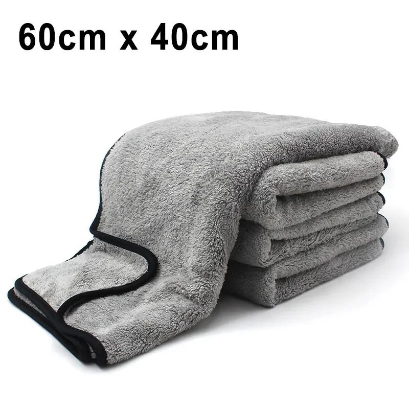 SEAMETAL Microfiber Car Washing Towel Ultra Soft High Absorbent Drying Cloth 100x40 Cm