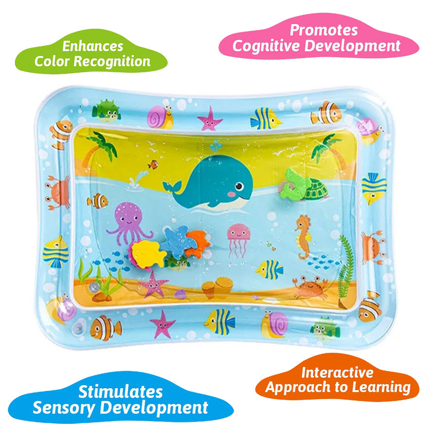 Toddler Water Pad, Infant Tummy Time Activity Toys, Early Education For Kids Toddler Water Pad, Infant Tummy Time Activity Toys, Early Education For Kids