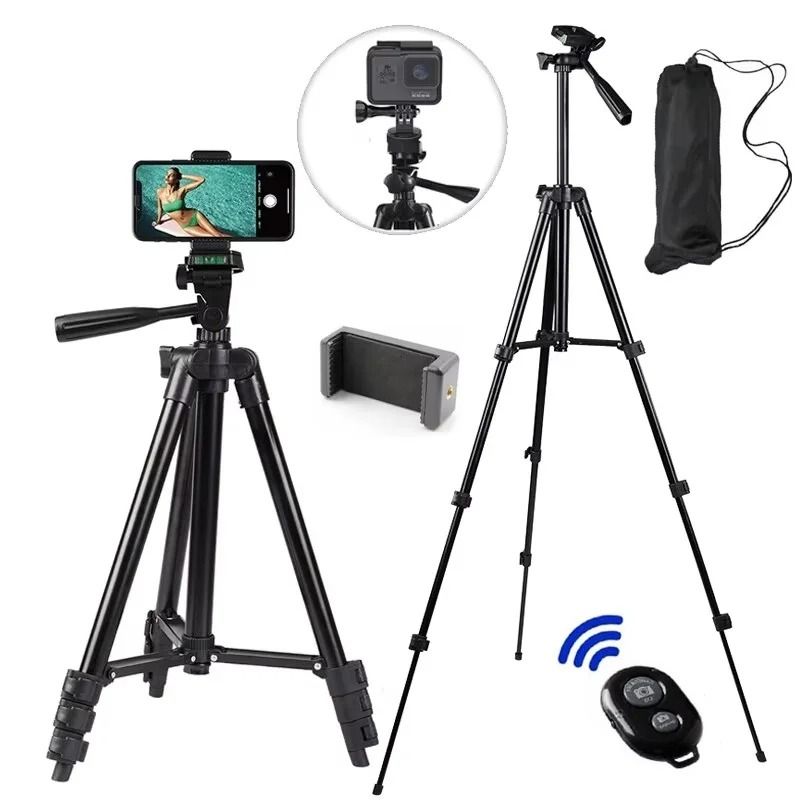 Phone Live Tripod Universal Camera Flexible Tripod Stand Phone Holder Lightweight Photography Accessories black