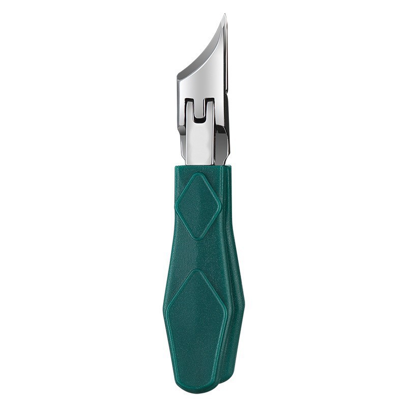 Toenail Clipper For Ingrown Or Thick Toenails Trimmer, Professional Podiatrist Toenail Nipper With Ultra Stainless Steel green