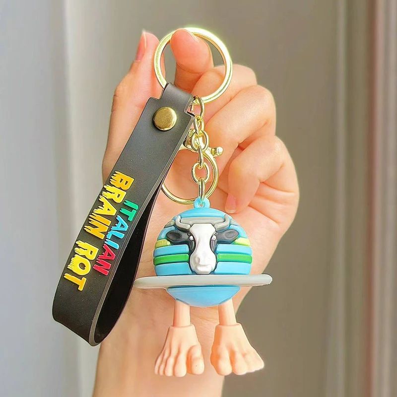 Creative Character Wrist Strap Keychain Pendant Collectible Figurine Bag Charm boneca Ambalam