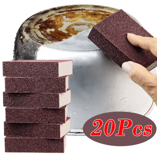Magic Carborundum Sponge Eraser Rust And Scale Removing Cleaning Pads 1 To 8 Pcs 8pcs