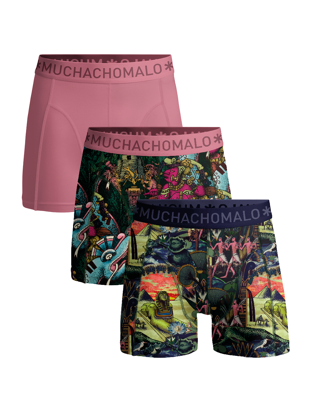 Muchachomalo Herren Boxer Shorts - 3er Pack - Herren Unterwäsche Image