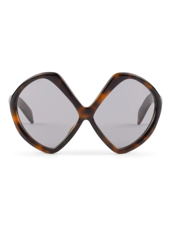 Tortoiseshell Sunglasses - Brown - Prada Sunglasses