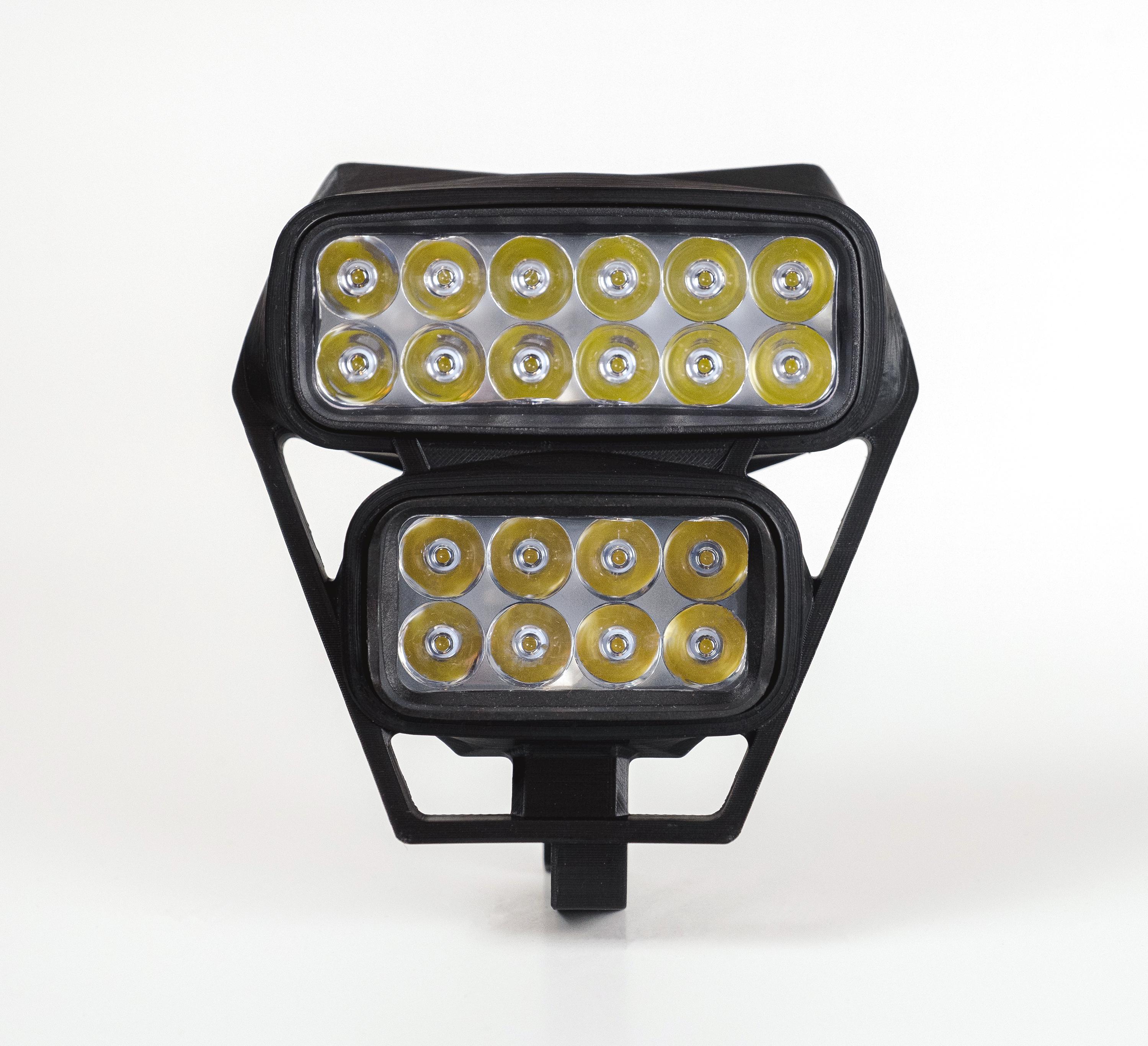 Faro anteriore a LED abbagliante/anabbagliante KTM (2009-2013). Faro per moto enduro. EXC, Exc-F