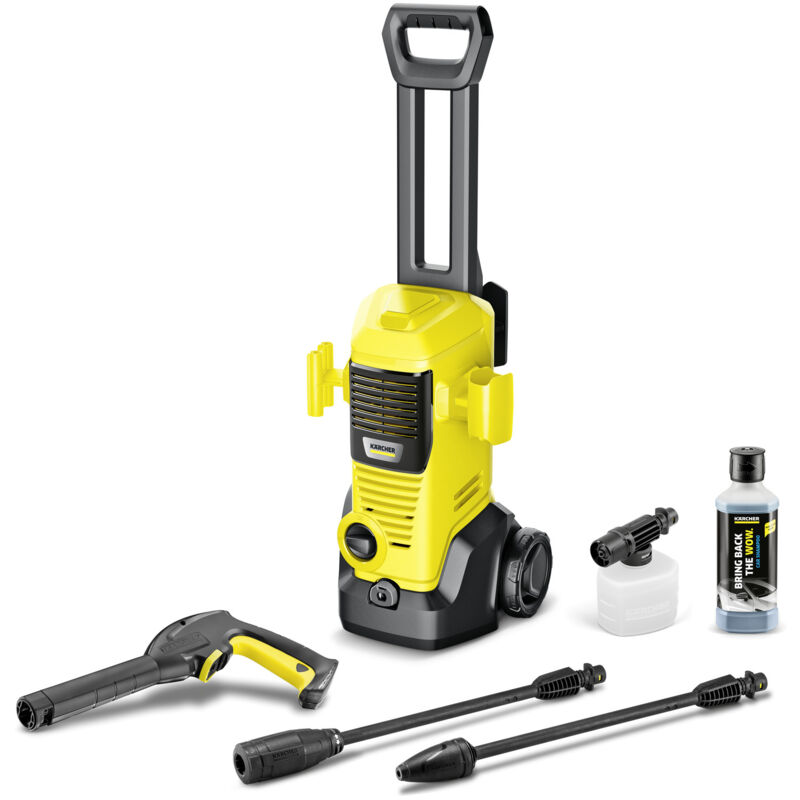 Idropulitrice K 3 Fj - Allacciamento Elettrico: 1 / 220 – 240 / 50 – 60 V / Hz - Pressione: 20 – Max. 120 / 2 – Max. 12 Bar / Mpa - Portata: Max. 380 L/h - Karcher