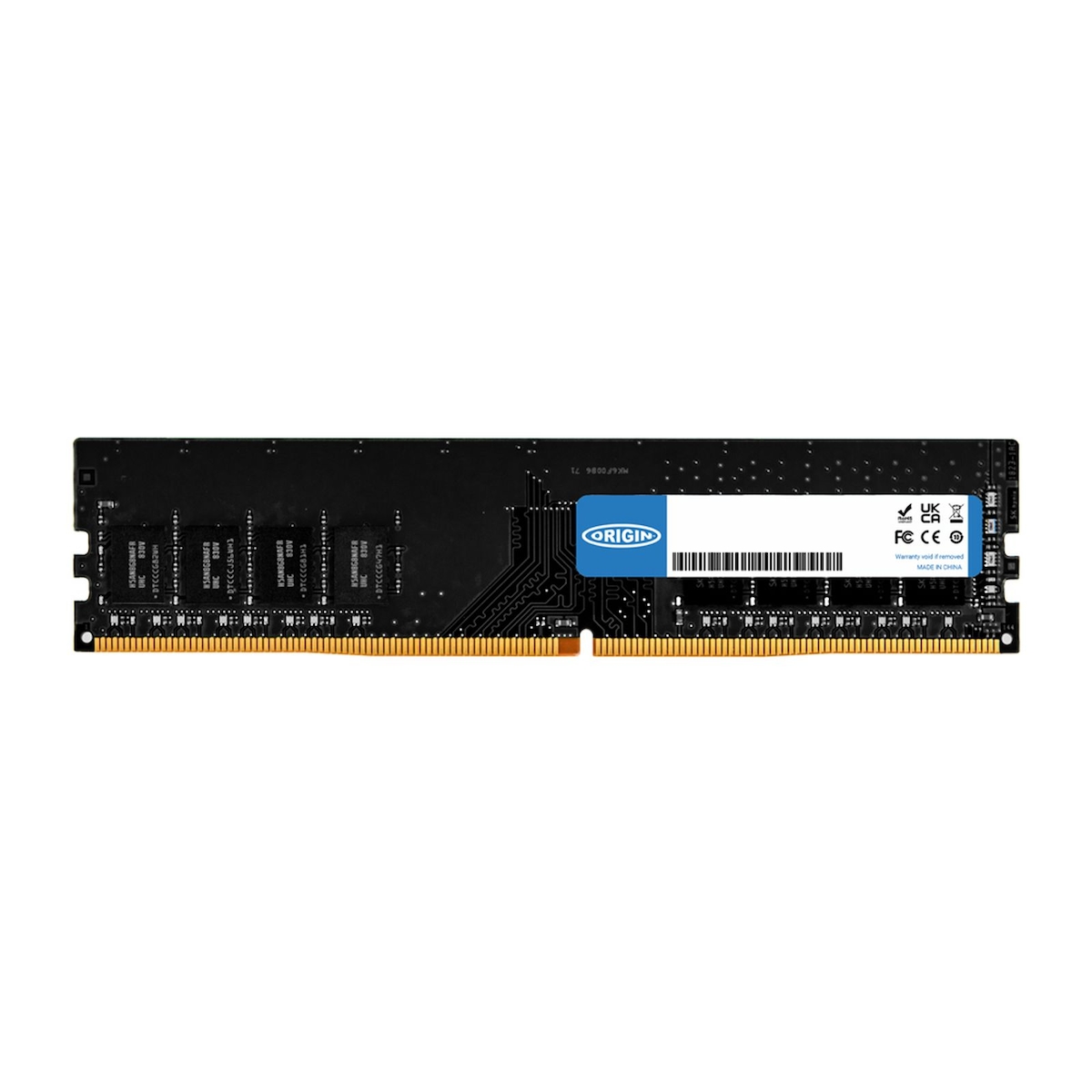 ORIGIN STORAGE 8GB DDR4 3200MHZ UDIMM 1RX8 NON-ECC 1.2V Image