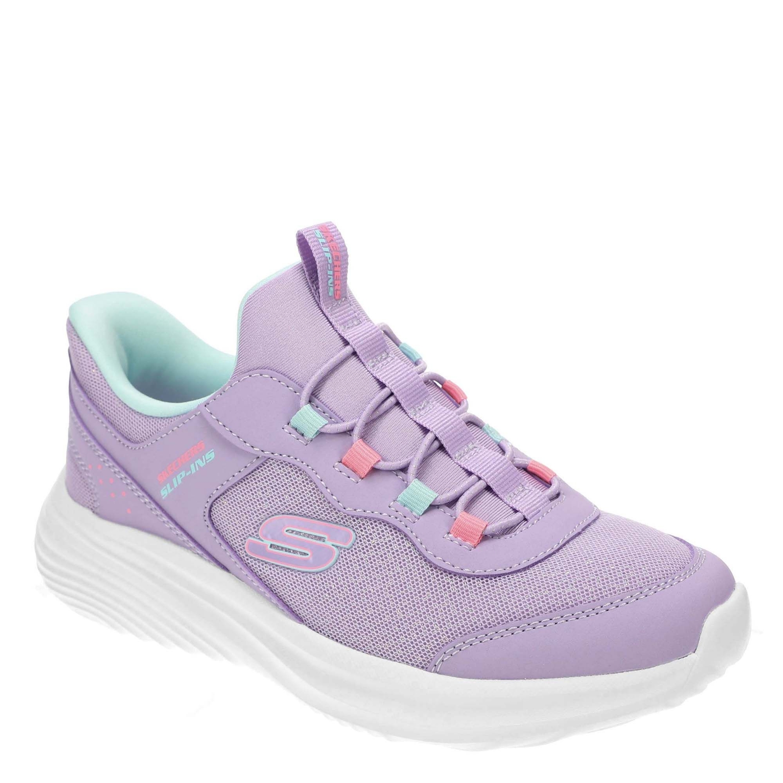 Skechers Slip-ins: Bounder Pro 303690L - Girls 2 Youth Purple Sneaker Medium