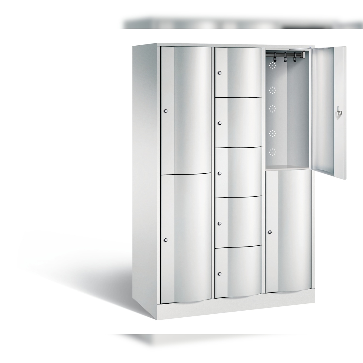 C+P Kombi-Schließfachschrank Resisto, H1950xB1148xT540mm Image