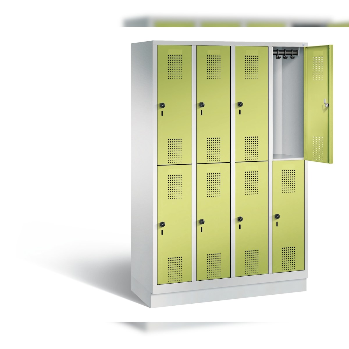 C+P Spind doppelstöckig Evolo, H1800xB1190xT500mm Image