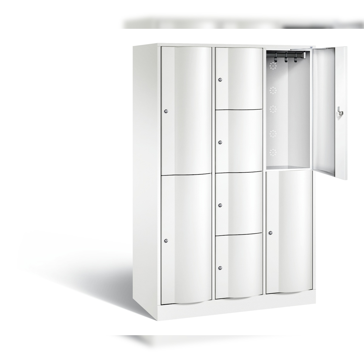 C+P Kombi-Schließfachschrank Resisto, H1950xB1148xT540mm Image