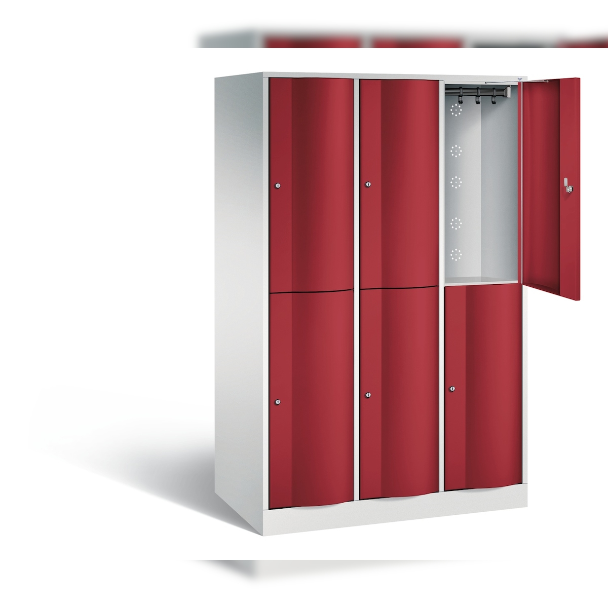 C+P Spind doppelstöckig XL Resisto, H1950xB1148xT640mm Image