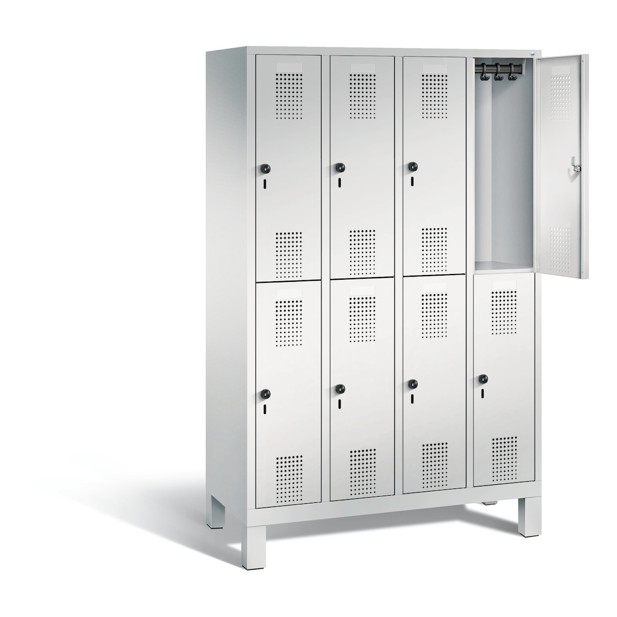 C+P Spind doppelstöckig Evolo, H1850xB1190xT500mm Image