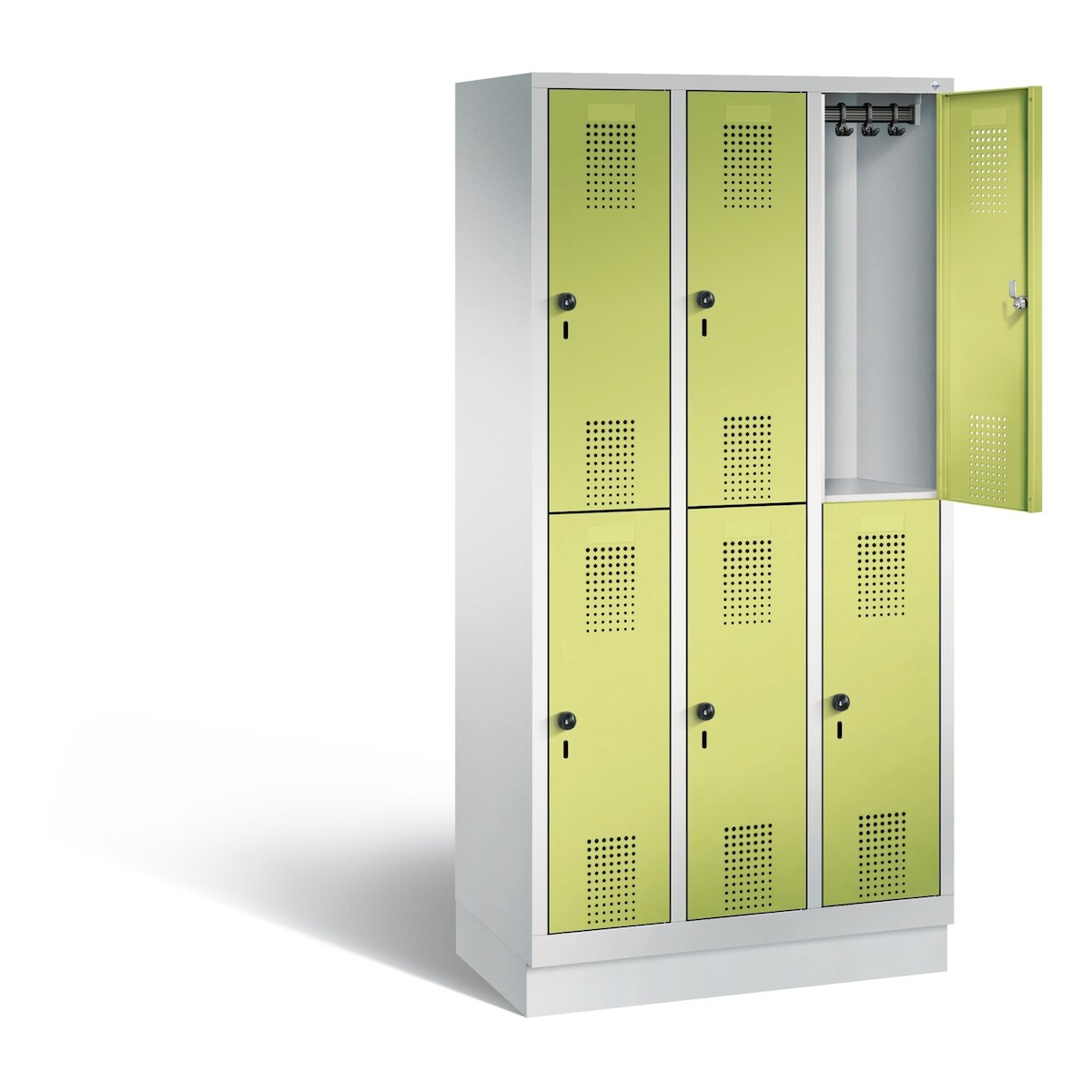 C+P Spind doppelstöckig Evolo, H1800xB900xT500mm Image