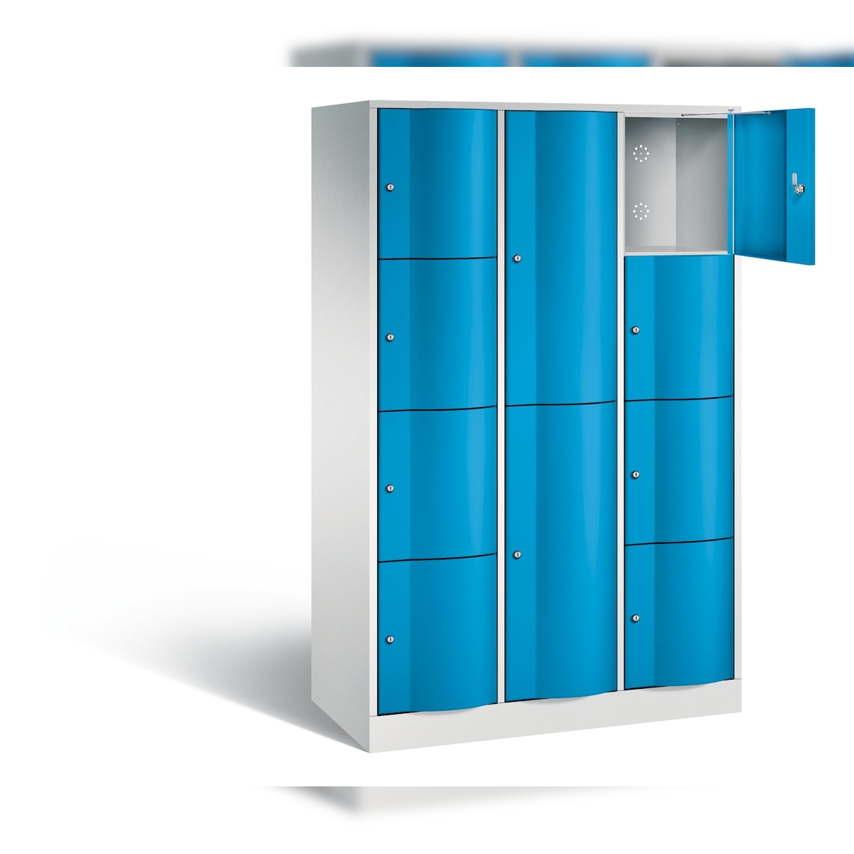 C+P Kombi-Schließfachschrank Resisto, H1950xB1148xT540mm Image