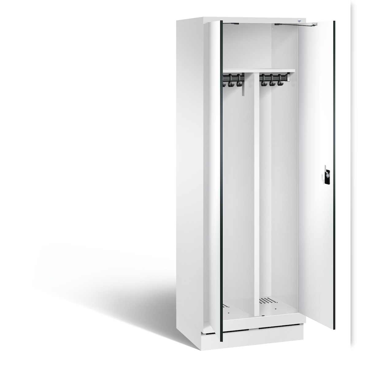 C+P Schwarz-Weiss-Spind Evolo, H1800xB610xT500mm Image