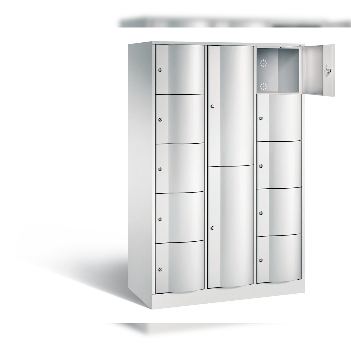 C+P Kombi-Schließfachschrank Resisto, H1950xB1148xT540mm Image