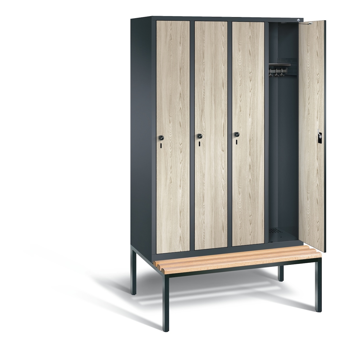 C+P Garderobenschrank Evolo, H2090xB1190xT815mm Image