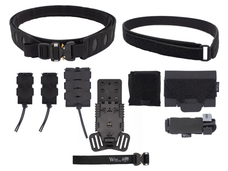 Wilder Tactical HITMAN GEAR Elite Kit V-Buckle MHP Adapter Nemesis Woodland 2XL 44-48 HMGEKNEM01XXL