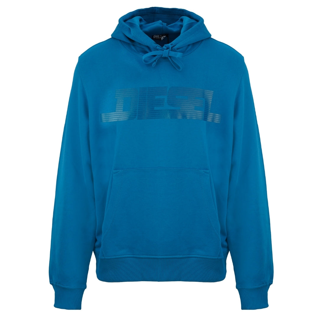 Diesel - Kapuzenpullover „monotone Logo" In Saphirblau Image