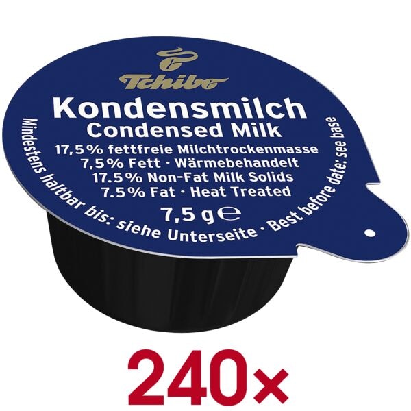 Tchibo Kondensmilch Portionspackungen 240 Stück Image