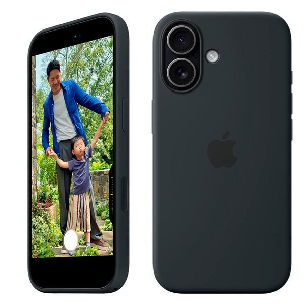 Apple Handy-Cover »Silikon Case mit MagSafe« iPhone 17 schwarz schwarz Image