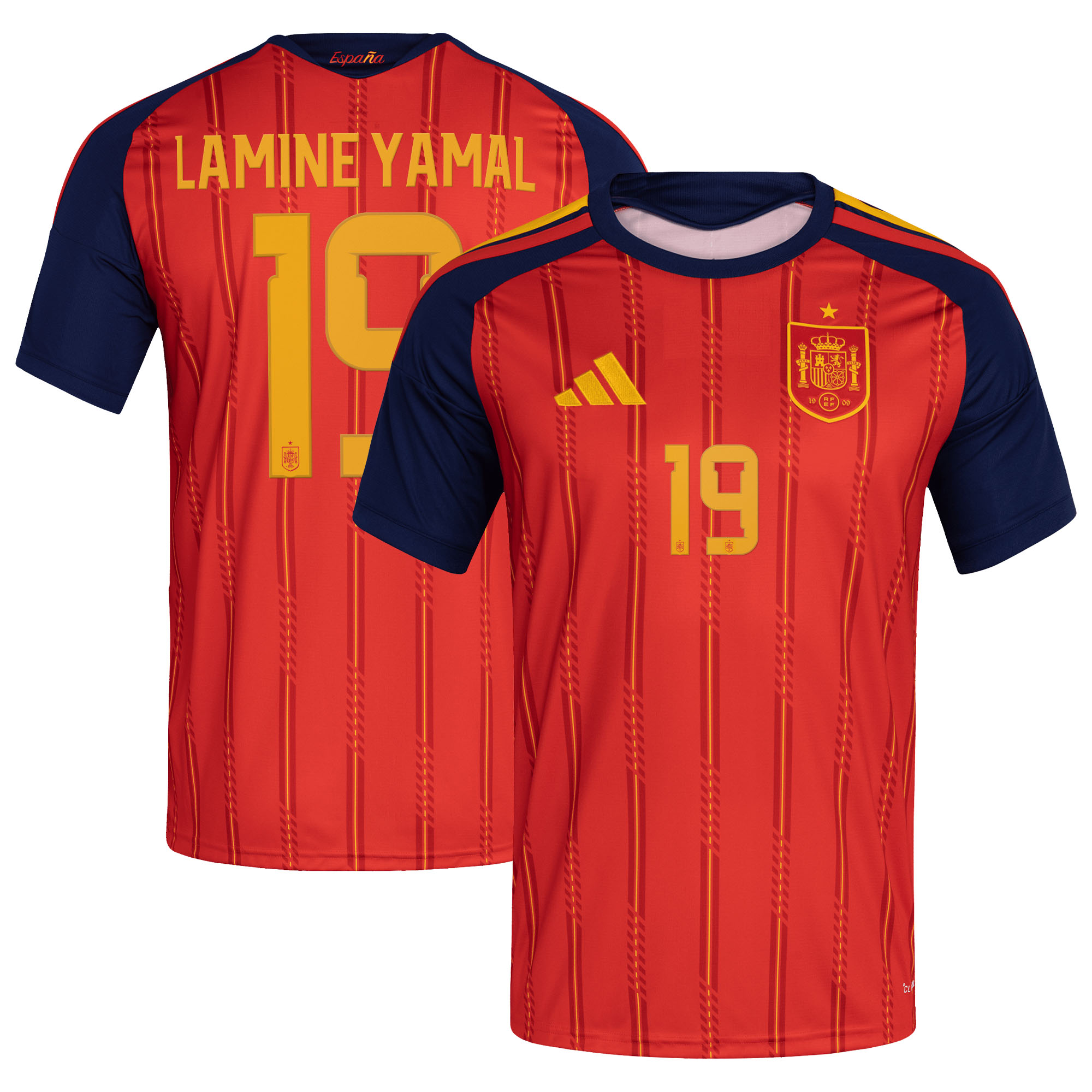 Spanien adidas Heimtrikot 2026 mit Aufdruck Lamine Yamal 19 Image