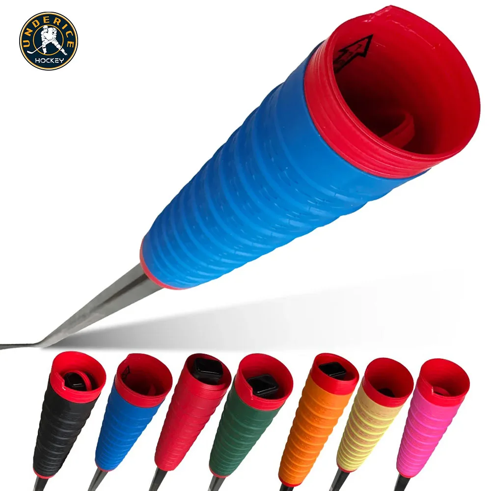 Hockey Stick Grip 22CM Cool Schrumpfbare Silikon Grip Eishockey Stick Grip Für Hockey Sport Griffe Image