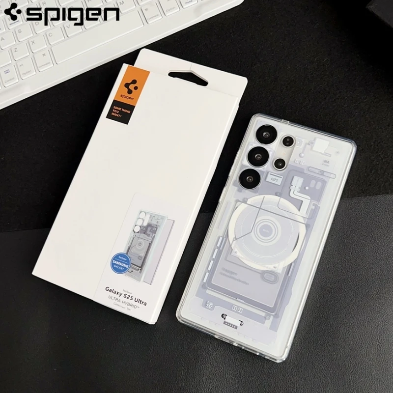 Spigen Ultra Hybrid Magfit Zero One Designs Magnetische Hülle für Samsung Galaxy S25 Ultra S26 S24 S23 S22 Plus für Magsafe Cover