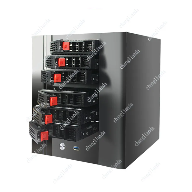 Nas-Gehäuse, 6/8-Bay Hot-Swap-fähige SATA-Backplane Home Network Storage Cloud IPFS interstellarer Server